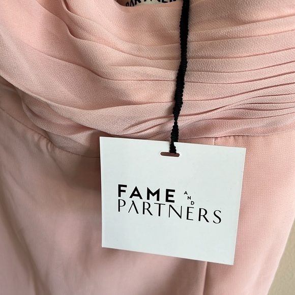 NWT Fame and Partners Light Pink Mini Formal Cocktail Dress - Picture 5 of 10